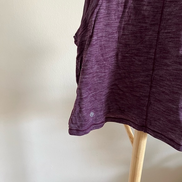 Lululemon Heathered Maroon Tank Top - Picture 3 of 4
